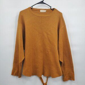 Goodnight Macaroon Boat Neck Oversized Sweater Top Women Size Large Knit